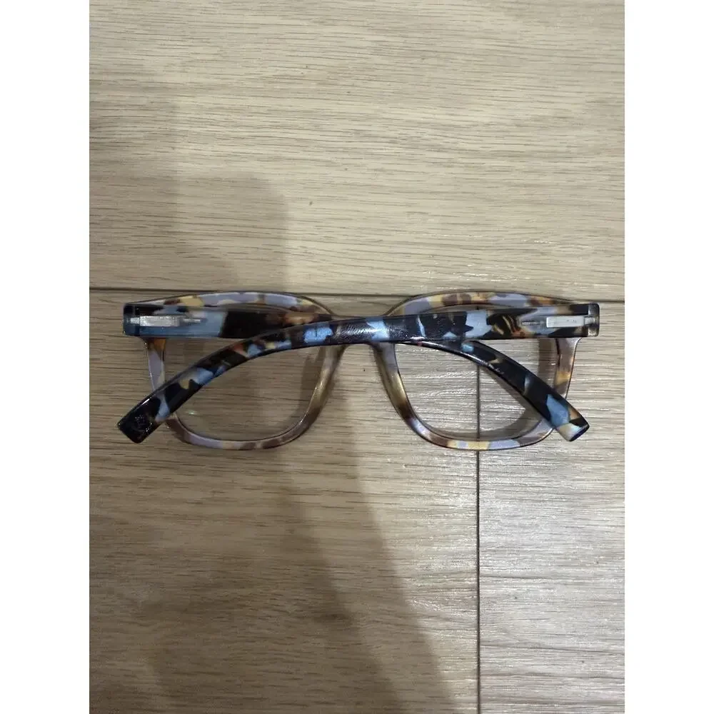 Peepers To The Max Reading Eyeglasses +3.00 Blue Light Filtering Blue Quartz
